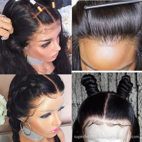 braids wigs human hair lace front wigs deep wave human hair blonde u part wig human hair